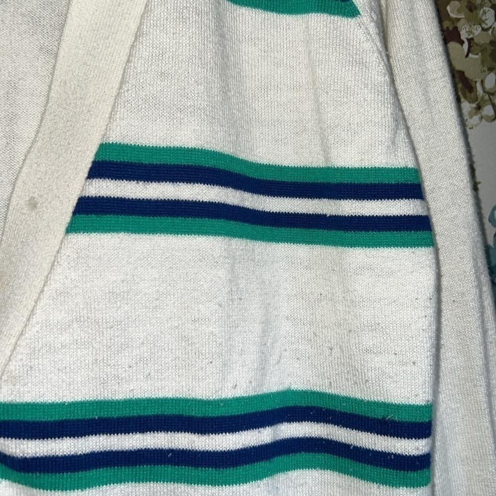 Forever 21 stripped white cardigan - Picture 4 of 11